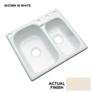  Dekor Double Basin Acrylic Topmount Kitchen Sink 33407 