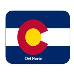  US State Flag   Del Norte, Colorado (CO) Mouse Pad 