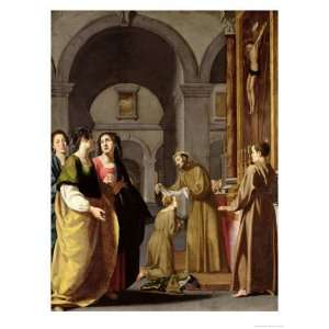  St. Clare Receiving the Veil from St. Francis of Assisi 