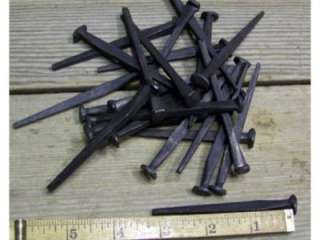 24 Decorative Wrought Iron ROSE HEAD NAILS 3 Spikes  