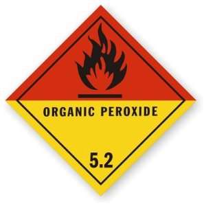  Organic Peroxide Coated Paper Label, 4 x 4 Office 