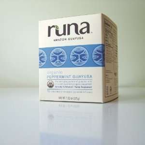 Runa Peppermint Guayusa   pyramid infusers (15)  Grocery 