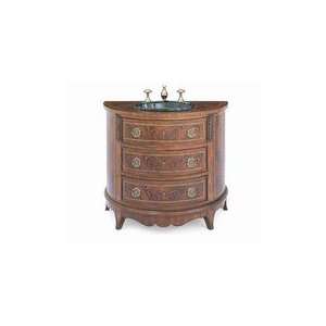  Cole & Co. Butterfly Demilune Vanity Cabinet 37 Inch
