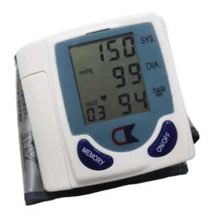 Digital Wrist/arm/cuff Blood Pressure Monitor Heart Beat Meter 