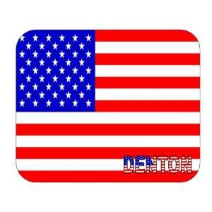  US Flag   Denton, Texas (TX) Mouse Pad 