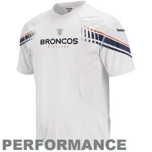  Reebok Denver Broncos Training V Neck Performance T Shirt 