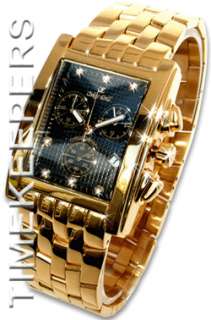  rodez 7 diamond gents chronograph timepiece with diamond certificate