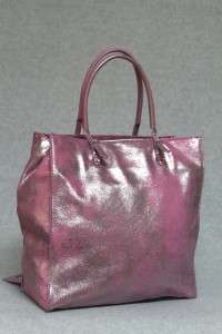 Balenciaga Degrade Leather Milkyway Papier Metallic Pink Tote Bag New 