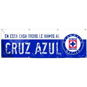  INTL Club Deportivo Cruz Azul 2 by 6 Foot Vinyl Banner 