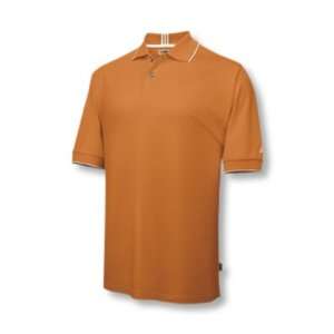 Adidas 2007 Mens ClimaLite Stretch Jersey Polo Shirt   Clementine 