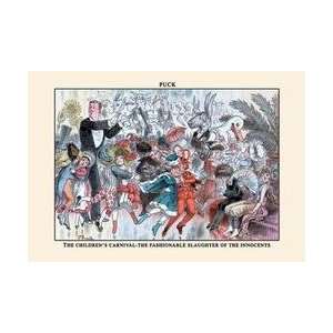   The Childrens Carnival 12x18 Giclee on canvas