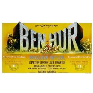  Ben Hur Movie Poster (20 x 40 Inches   51cm x 102cm) (1959 