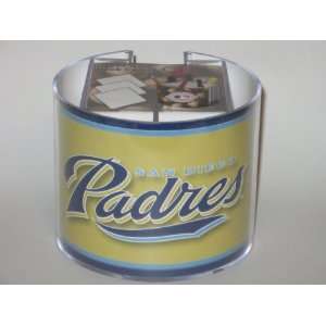   PADRES Team Logo DESK CADDY with 750 Sheet Note Pad