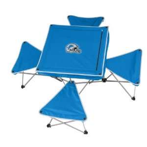  Detroit Lions NFL Intergrated Table with Stools Sports 