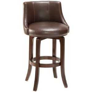  Hillsdale 25 Inch Napa Valley Swivel Counter Stool   Brown 