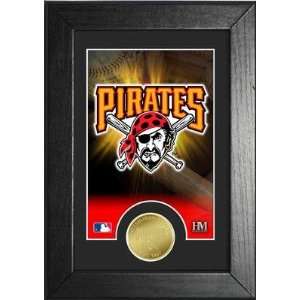  Pittsburgh Pirates Gold  Tone Bronze Coin Frame 