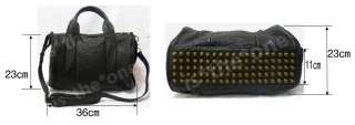   Leather Celebrity Handbag Rivet Studs Bag Studded Stud Bottom  