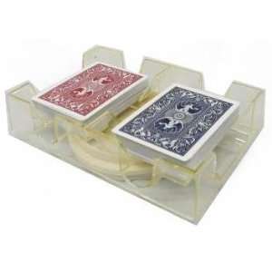  Clear Revolving Card Tray Toys & Games