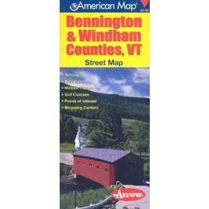  American Map 513267 Bennington And Windham Counties 