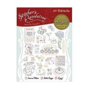  Iron On Transfers Roll The Dice; 6 Items/Order Arts, Crafts & Sewing