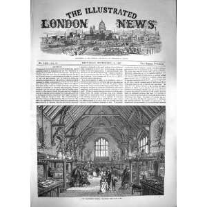  1867 Blackmore Museum Salisbury Antique Print