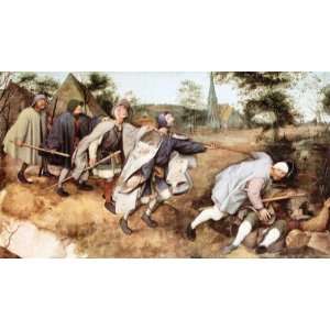  Parabal of the blind men by Pieter Bruegel canvas art 