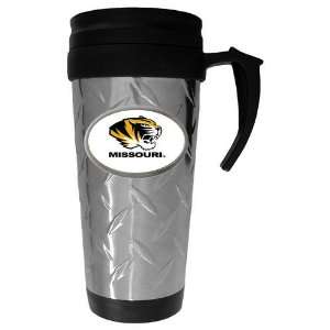   Tigers NCAA Team Logo Diamond Plate Travel Mug