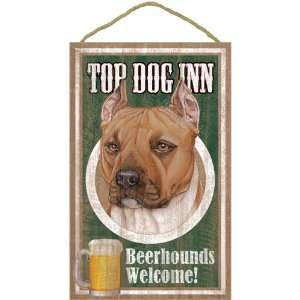  Pitbull (Tan) Top Dog Inn Beerhounds Welcome Everything 