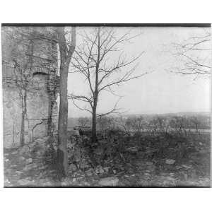 Rock chimney on bridge,Lexington,Rockbridge County,Virginia,VA,Michael 