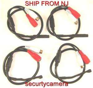 Audio Mic Micphone 4 CCTV Security Camera Spy  