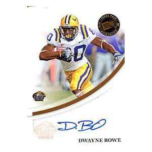  Dwayne Bowe Autographed / Signed 2007 Press Pass Card 