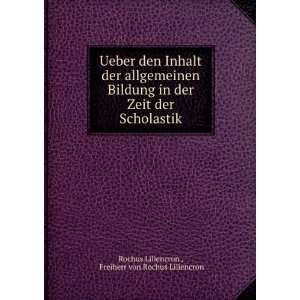   Scholastik Freiherr von Rochus Liliencron Rochus Liliencron  Books