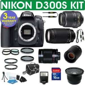 Nikon D300S (IMPORT) Digital Camera + Nikon 18 55mm VR Lens + Nikon 70 