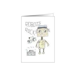 Robots Rock Card