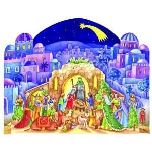 3D Christmas Nativity German Advent Calendar 