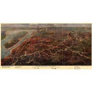  Civil War Map The Vicksburg National Military Park and 