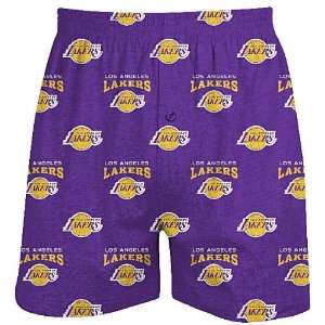  Los Angeles Lakers Mens Supreme Boxer Shorts by Concepts 