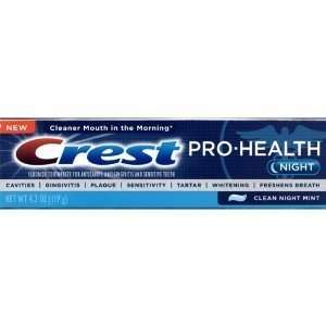  Crest Pro Health Night Toothpaste, Clean Night Mint 