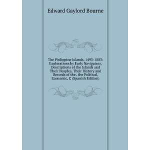   Political, Economic, C (Spanish Edition) Edward Gaylord Bourne Books