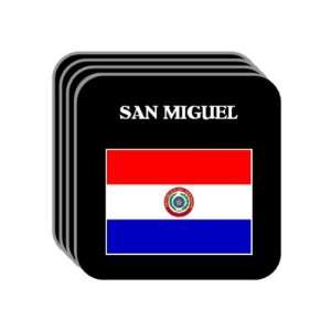  Paraguay   SAN MIGUEL Set of 4 Mini Mousepad Coasters 