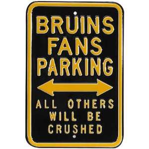 Authentic Street Signs Boston Bruins Crushed Street Sign  