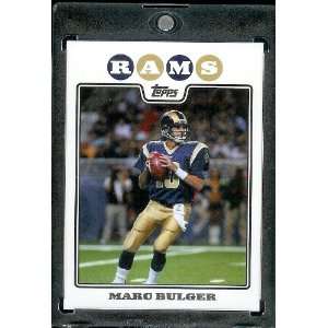  2008 Topps # 33 Ma Bulger   St. Louis Rams   NFL Trading 