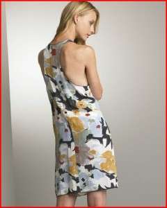 MISSONI Silk Floral Print Racerback Dress 42 NWT  