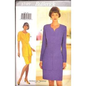  Butterick Sewing Pattern 3749 Misses Dress, Size 18 20 22 