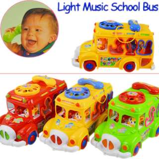   Kid Intellectual Development Electric Toy Bus Light Music E021  