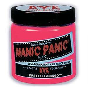   Panic Semi Permanent Hair Color Cream Pretty Flamingo 4 Oz Beauty