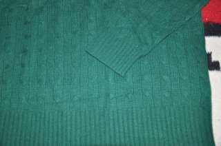 425 Polo Ralph Lauren 100% CASHMERE Cable Sweater M  