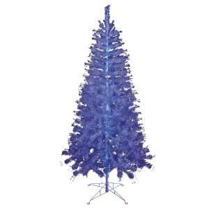  Everstar 6 Ft. LED Blue Shimmering Christmas Tree Yard Art 
