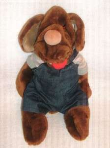 HERRITAGE COLLECTION WRINKLES HAND PUPPET DOG PLUSH  