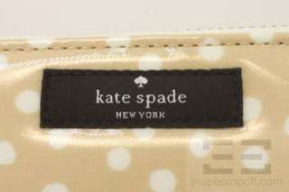   Spade Tan & White Rainspot Patent Zip Around Daycation Neda Wallet NEW